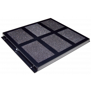 Dust filter for bottom panel of “Business” cabinets